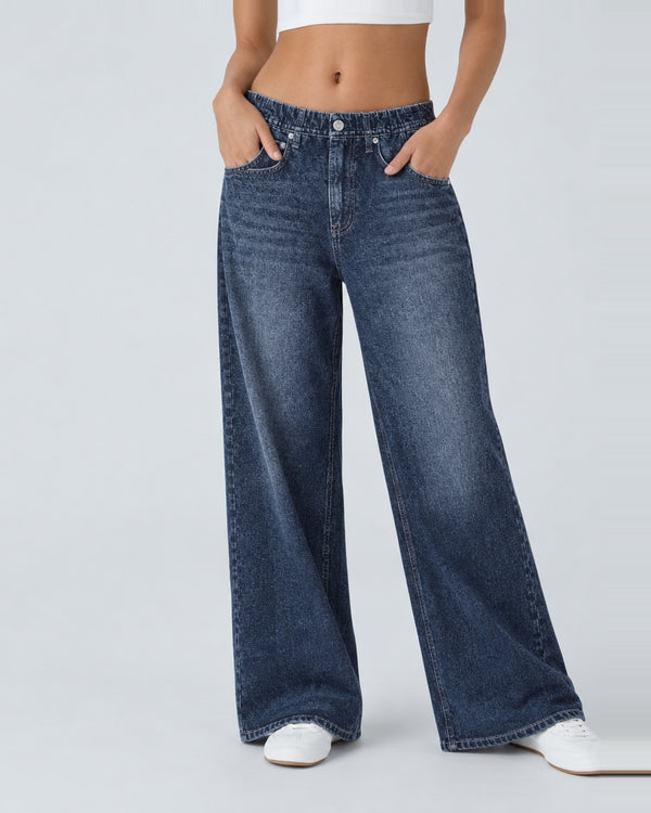 Dark Indigo jeans, Front view