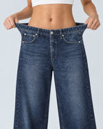 Dark Indigo jeans, Stretch waistband