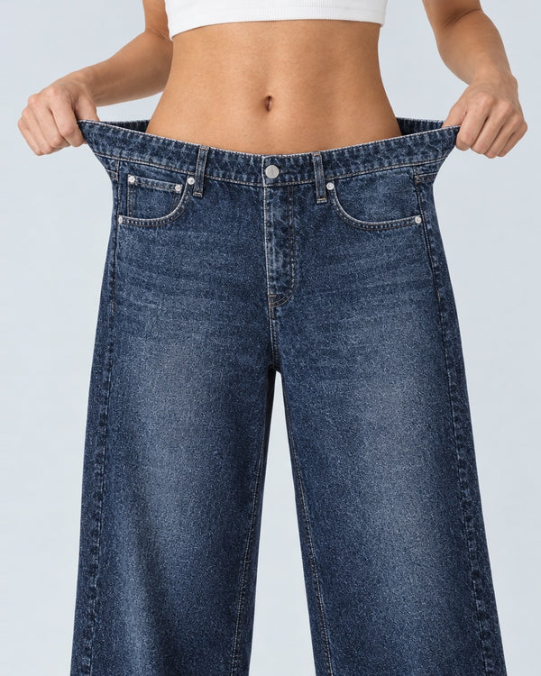 Dark Indigo jeans, Stretch waistband
