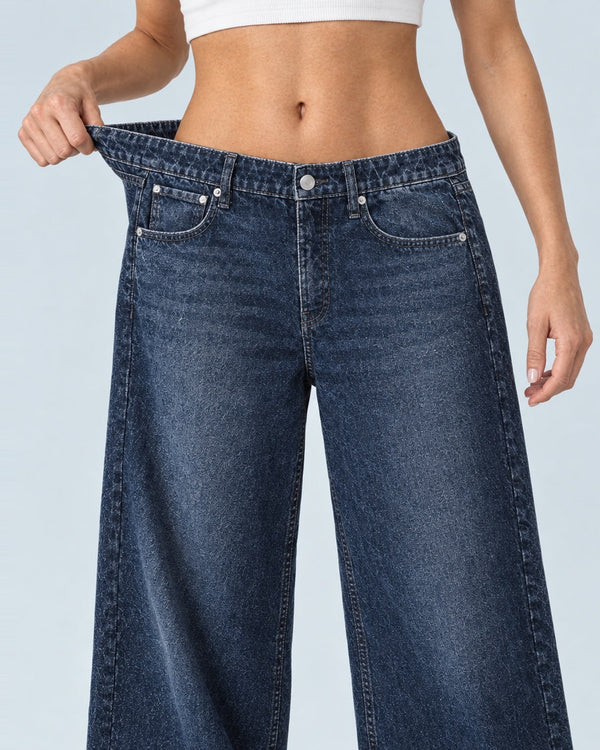 Dark Indigo jeans, Waistband stretch